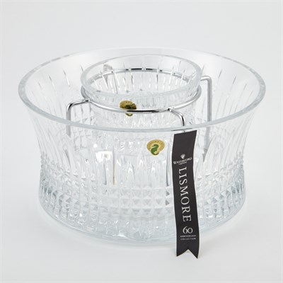 Lot 549 - Waterford Cut Glass Caviar Server In the...