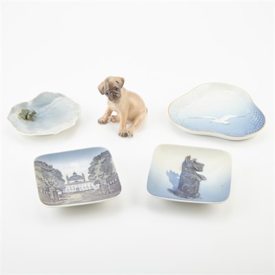 Lot 570 - Group of Five Royal Copenhagen Porcelain Table...