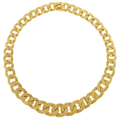 Lot 419 - Gold Link Necklace, Van Cleef & Arpels, France