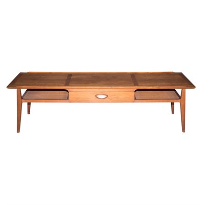 Lot 342A - Drexel Heritage Walnut Low Table Height 16 1/2...