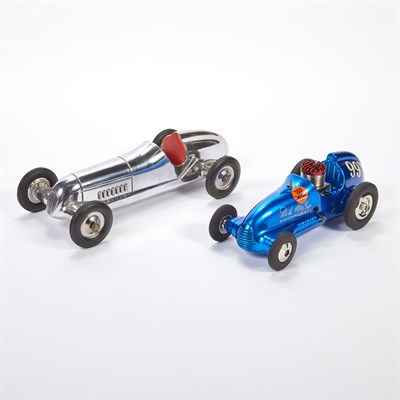 Lot 613 - Two Models of Race Cars Length of larger 12...