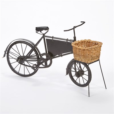 Lot 619 - Miniature Model of a Bicycle Length 18 inches.