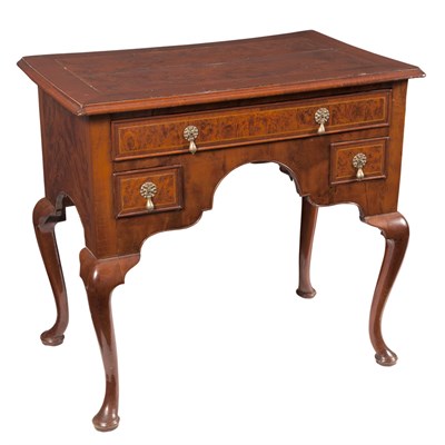 Lot 338 - George I Inlaid Walnut and Figured Burrwood...
