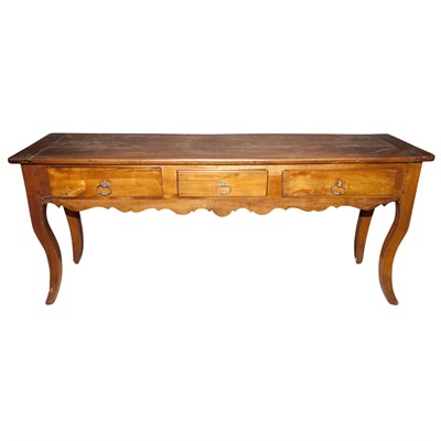 Lot 336 - French Provincial Style Fruitwood Serving...