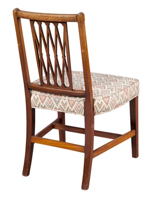 Lot 167 - Set of Four George III Mahogany Side Chairs...