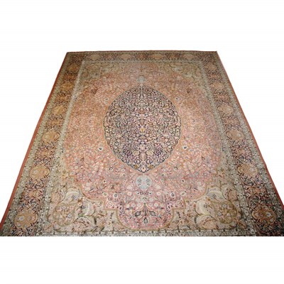 Lot 652 - Kashmir Silk Carpet India, contemporary The...
