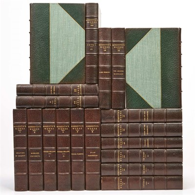 Lot 594 - [BINDINGS] MERDITH, GEORGE. The Works of. New...