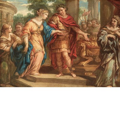 Lot 106 - French School 18th Century Caesar Returning...