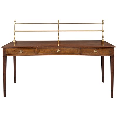 Lot 182 - George III Inlaid Mahogany Serving Table The...