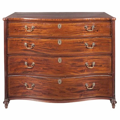 Lot 217 - George III Mahogany Chest of Drawers Circa...