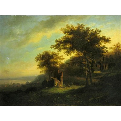 Lot 2 - Willem Bodemann Dutch, 1806-1880 Sylvan...