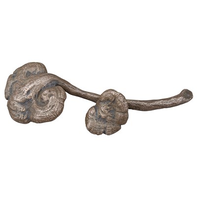 Lot 13 - Japanese Silvered Bronze Lingzhi Meiji Period...