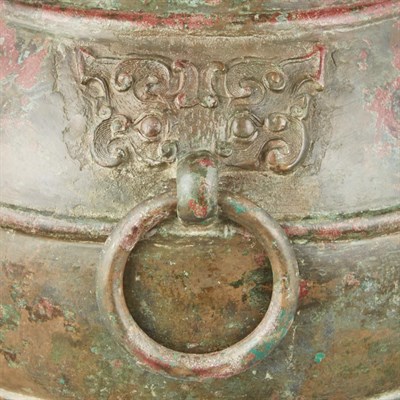 Lot 72 - Chinese Archaic Bronze Hu Han Dynasty The...
