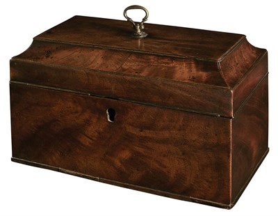 Lot 204 - George III Mahogany Tea Caddy Circa 1760 The...
