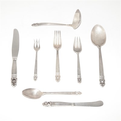 Lot 422 - International Sterling Silver Flatware Service...
