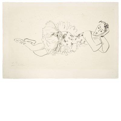 Lot 154 - Henri Matisse (1869-1954) DANSEUSE ALLONGEE,...