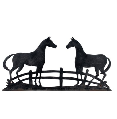 Lot 270 - Sheet Iron Horse Stable Ornament Length 39 1/2...