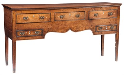 Lot 258 - Welsh Oak Dresser Base 19th Century Height 35...