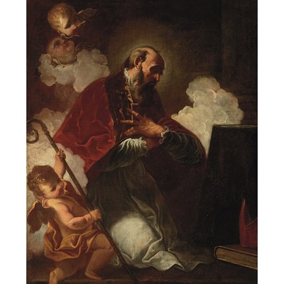 Lot 68 - Circle of Federico Bencovich Saint Augustine...
