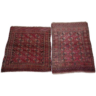 Lot 648 - Two Tekke Rugs West Turkestan, first quarter...