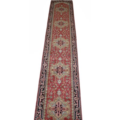 Lot 558 - Indo-Heriz Runner India, contemporary The...