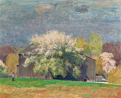 Lot 94 - Daniel Garber American, 1880-1958 Early May...