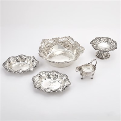 Lot 402 - Group of Sterling Silver Table Articles...