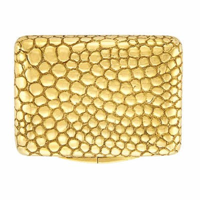 Lot 60 - Gold Pill Box, Tiffany & Co.