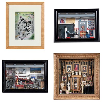 Lot 301 - Three Dioramas; Together with a Jean-Pierre...
