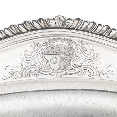 Lot 430 - George II Sterling Silver Meat Platter Paul de...