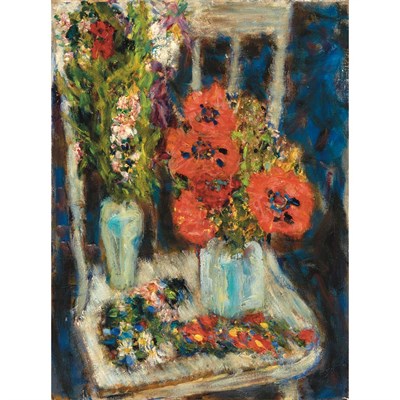 Lot 51 - Alexis Paul Arapov Russian, 1904-1948 Poppies,...