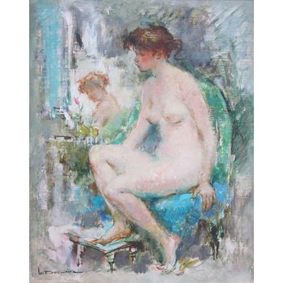 Lot 23 - Maryse Ducaire-Roque French, 1911-1992 Seated...