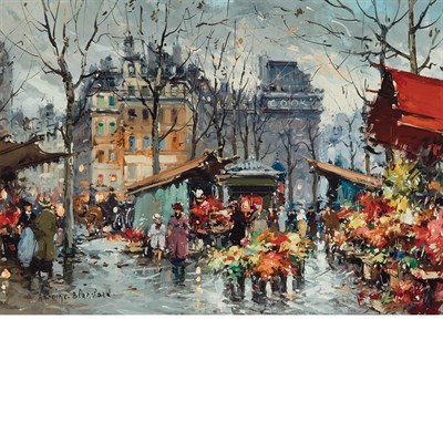 Lot 57 - Antoine Blanchard French, 1910-1988 Flower...