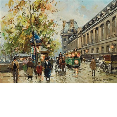 Lot 58 - Antoine Blanchard French, 1910-1988 Quai du...