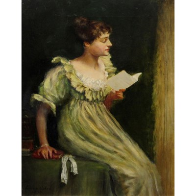 Lot 9 - Lewis Cohen American, 1857-1915 The Love...