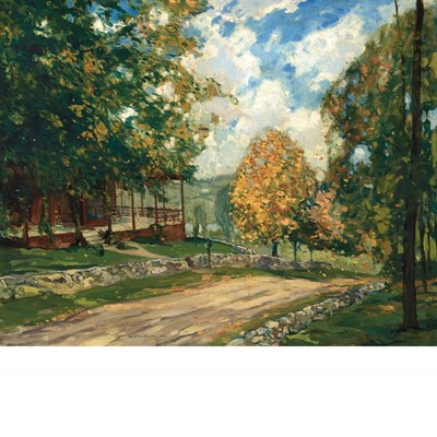 Lot 69 - George Elmer Browne American, 1871-1946...