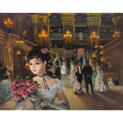 Lot 50 - Francois Gerome French, b. 1895 L'Opera, Paris...