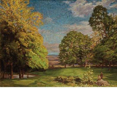 Lot 67 - George Loftus Noyes American, 1864-1954 Autumn...