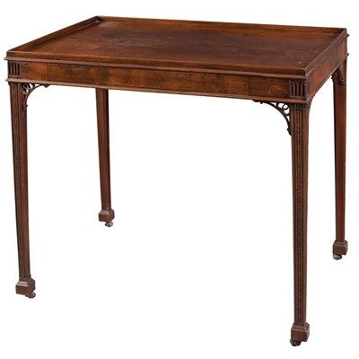 Lot 355 - George III Mahogany Tea Table Circa 1775 The...
