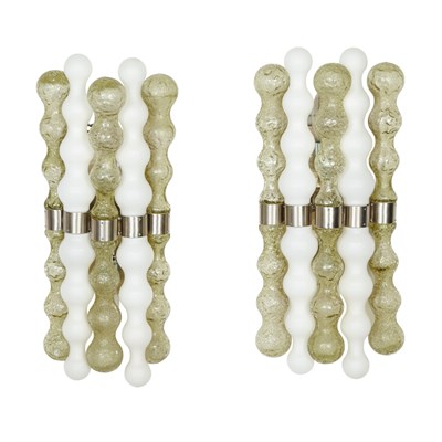 Lot 245 - 20th Century Italian Design Pair of Sconces,...