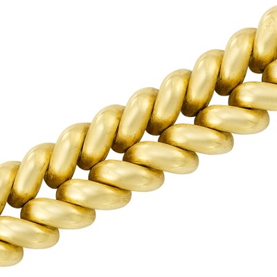 Lot 27 - Gold Bombe Bracelet