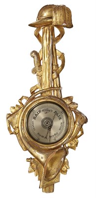 Lot 313 - English Giltwood Barometer 19th Century In the...