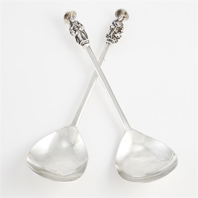 Lot 400 - Pair of George III Irish Sterling Silver...