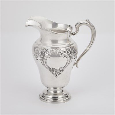 Lot 451 - American Sterling Silver Water Pitcher Height...