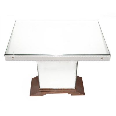 Lot 291 - Art Deco Style Mirrored Side Table Height 23...