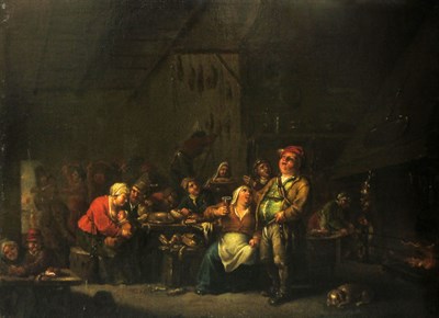 Lot 60 - Flemish School 17th/18th Century Tavern Scene...