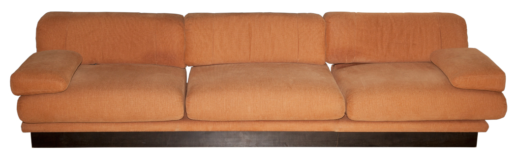 Lot 348 - Saporiti Italian, 20th century Three-Seat Sofa,...
