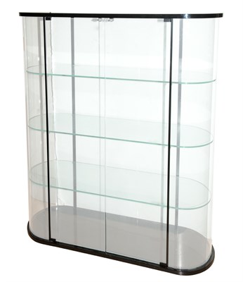 Lot 428 - Vittorio Livi Ellisse Glass and Lacquered Wood...