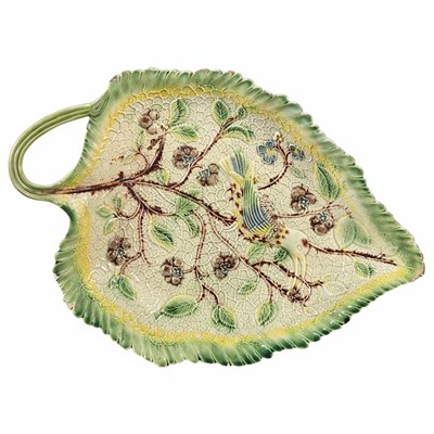 Lot 358 - Staffordshire Creamware Leaf-Shaped Dish Circa...