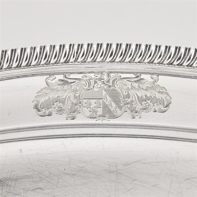Lot 435 - George III Sterling Silver Meat Platter Paul...